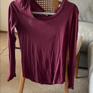 Pink open back t shirt